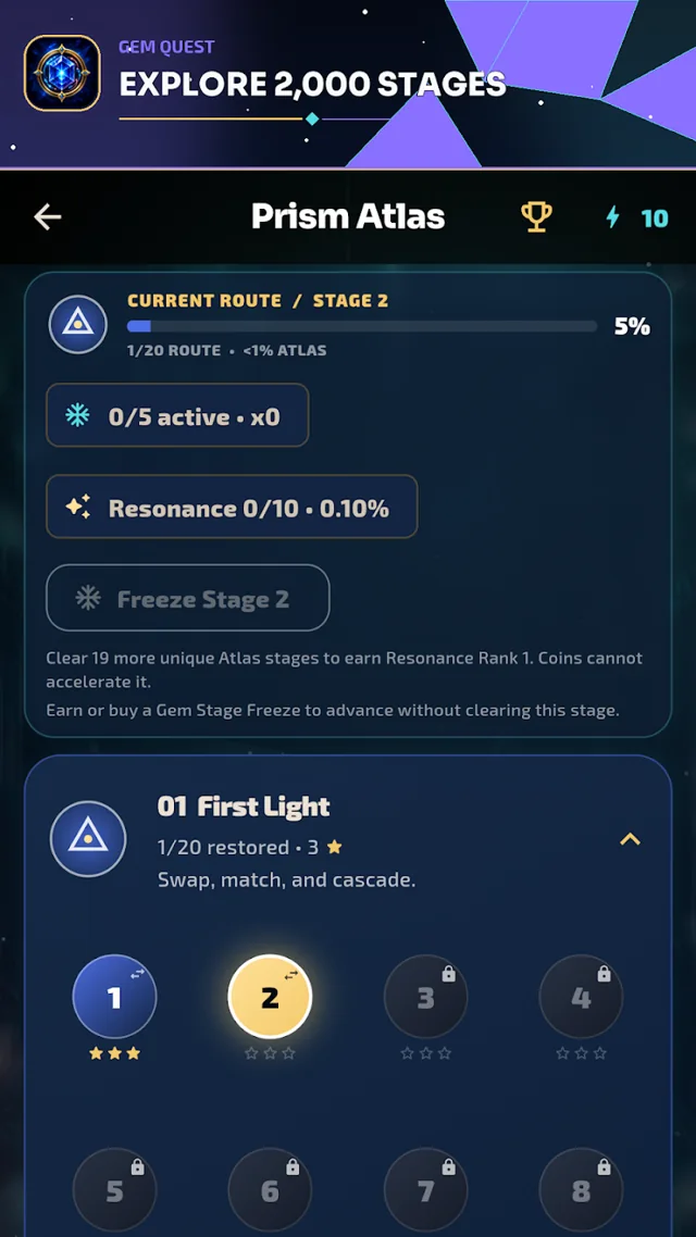Gem Quest Prism Atlas preview